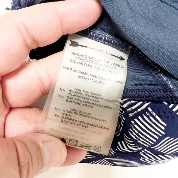 The Upside X Soul Cycle Womens The Alexa Vintage Printed Sports Bra Size US 10 - Picture 5 of 7